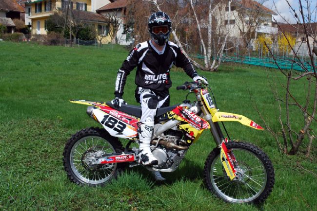 Milltek Sponsors Cédric Evard in Motocross Suisse Championship